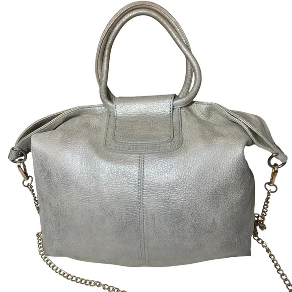 Hobo Sheila Silver Women's Handbag - Picture 1 of 13